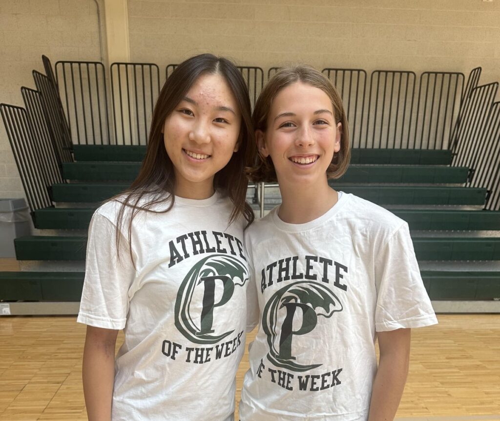 Athletes of the Week Helena H. and Kennedy F.