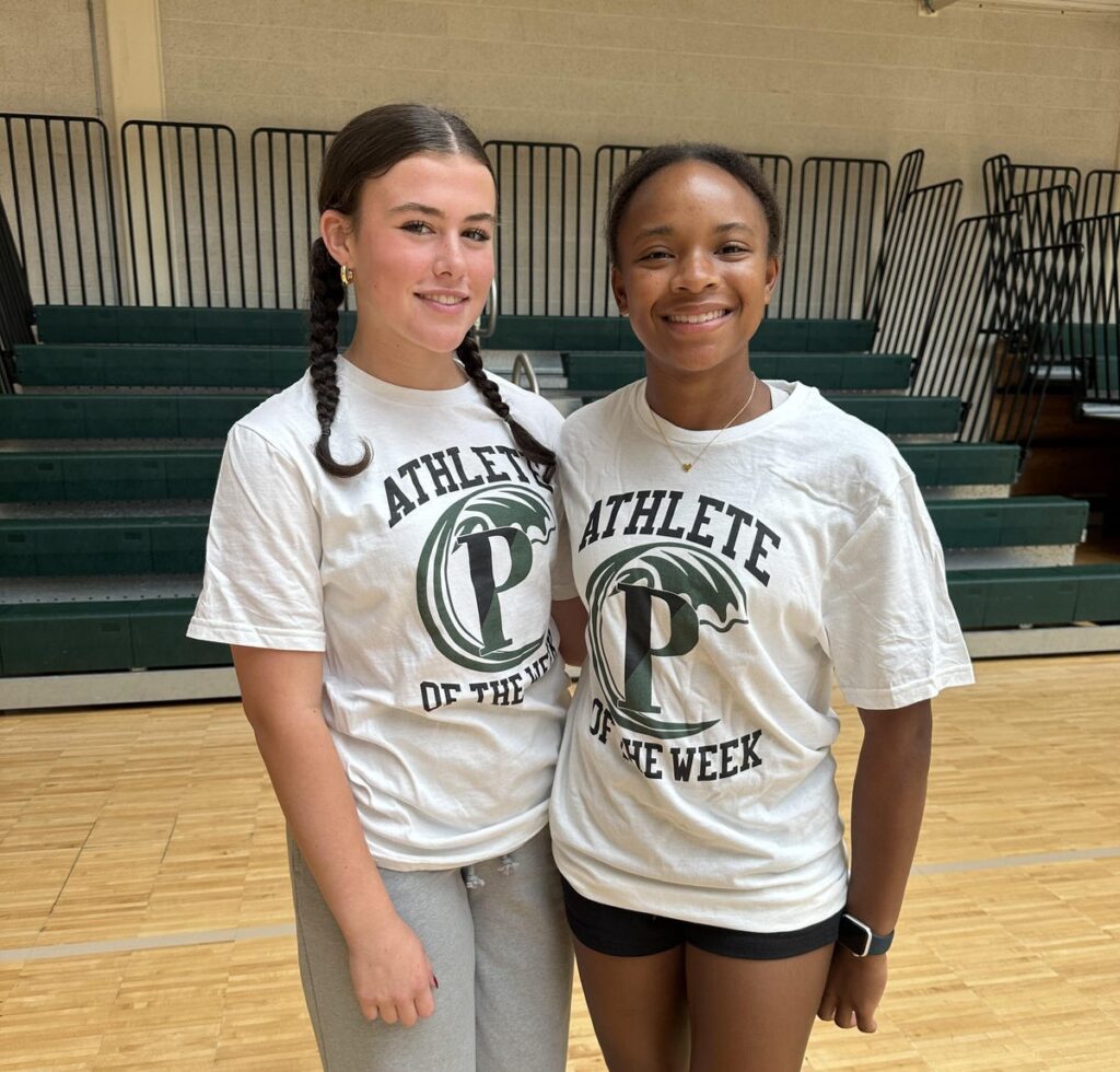 Athletes of the week Carly W and Ella A 